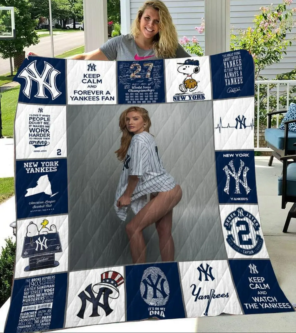 New York Yankees Custom Quilt and Home Decor