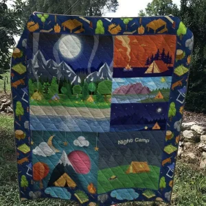 Night Camp Quilt and Home Decor