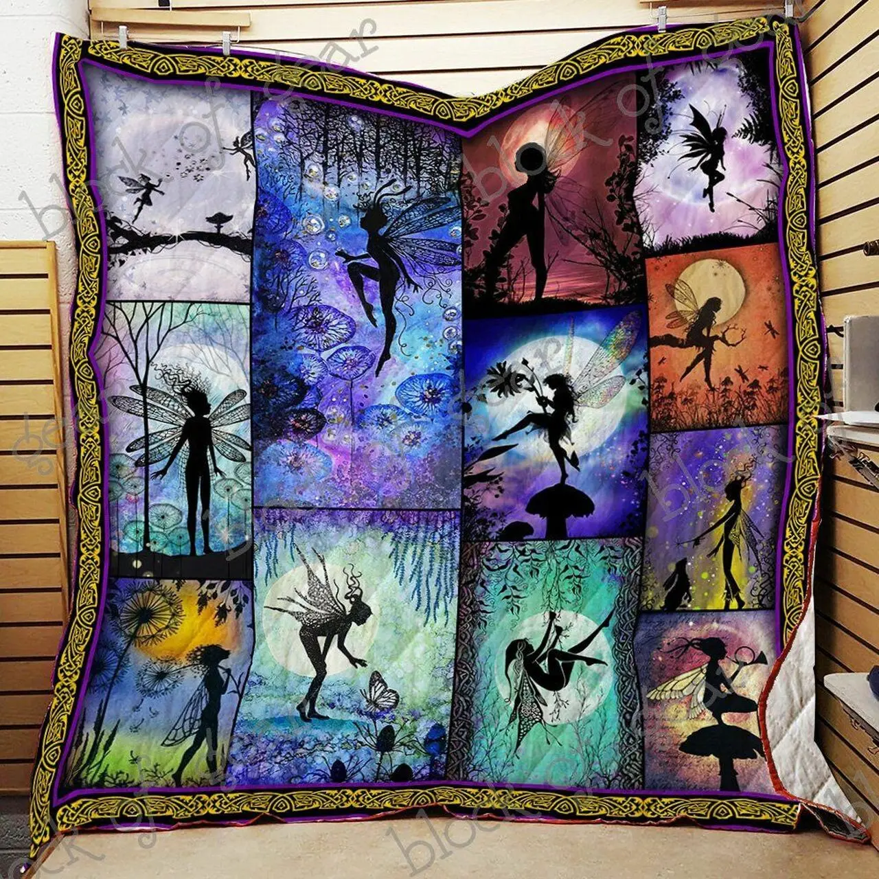 Night Fairy Quilt Blanket and Home Decor