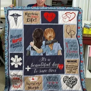 Nurse DD2509059CL Quilt Blanket and Home Decor