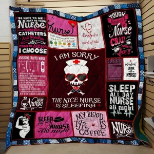 Nurse Is Sleeping Quilt and Home Decor