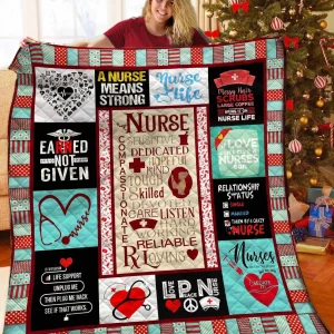 Nurse Quilt Blanket Bbb121117Ht and Home Decor