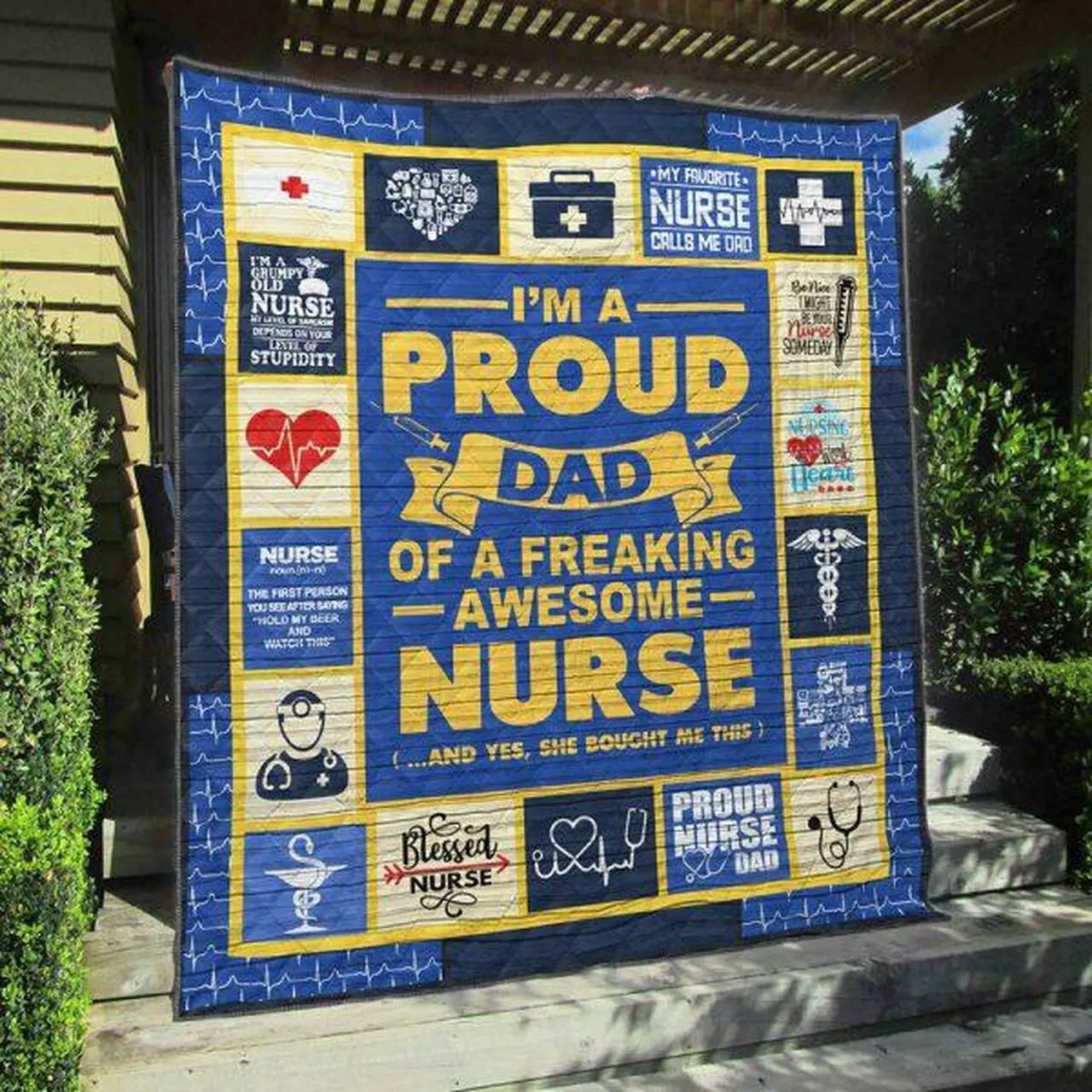 Nurse Quilt Blanket Ver 2 Quilt and Home Decor