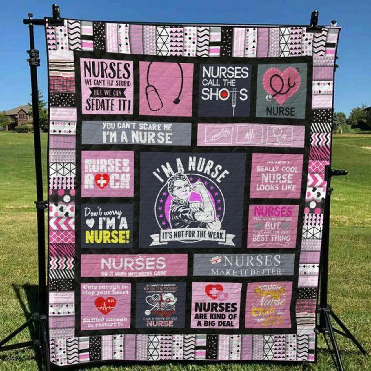Nurses Quilt Blanket Quilt and Home Decor