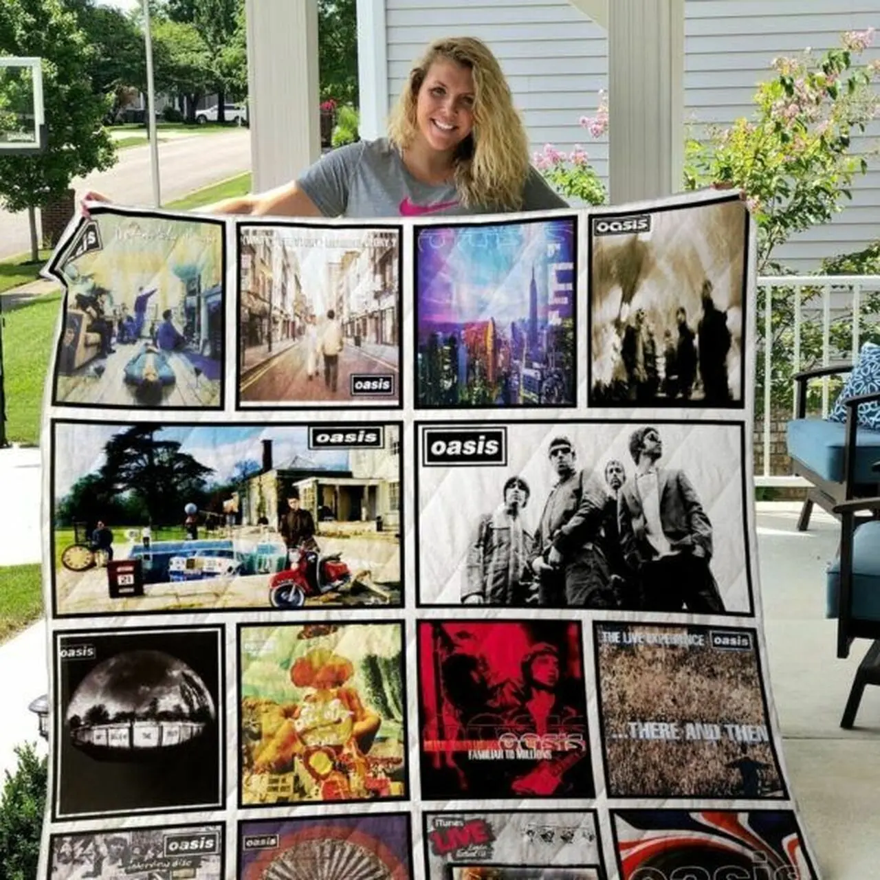Oasis 3D Personalized Customized Quilt Blanket 13 and Home Decor