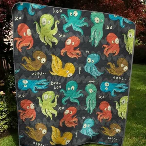 Octopus Dd Quilt Tdhdh and Home Decor