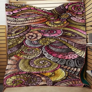 Octopus Quilt Tdhia and Home Decor