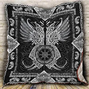 Odin S Ravens Blanket Kc1307 Quilt and Home Decor