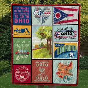 Ohio Cl14100373Mdq Quilt Blanket and Home Decor