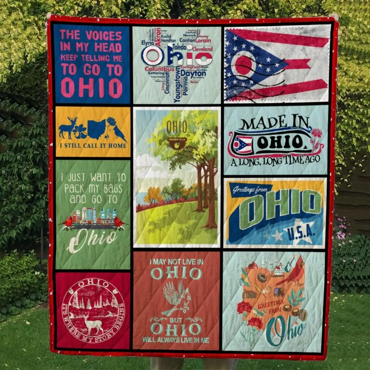Ohio Cl14100373Mdq Quilt Blanket and Home Decor