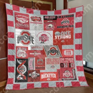 Ohio State Buckeyes Blanket Vq06 Quilt and Home Decor