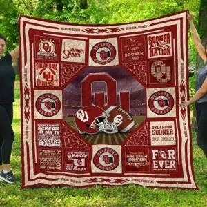 Oklahoma Sooner Quilt Blanket and Home Decor