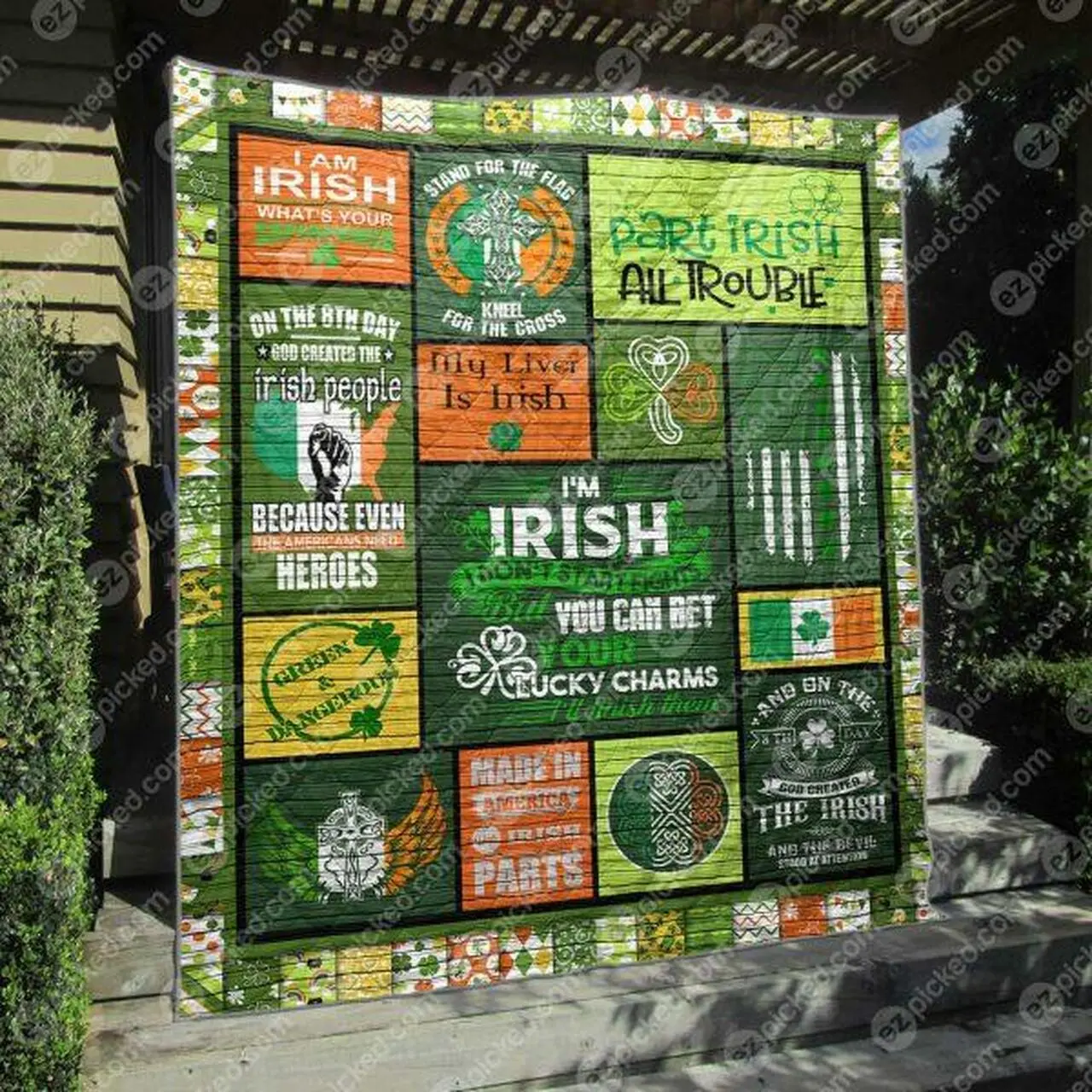 On The 8Th Day Quilt Blanket Hp47 Quilt and Home Decor