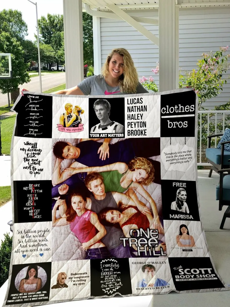 One Tree Hill Quilt Blanket and Home Decor