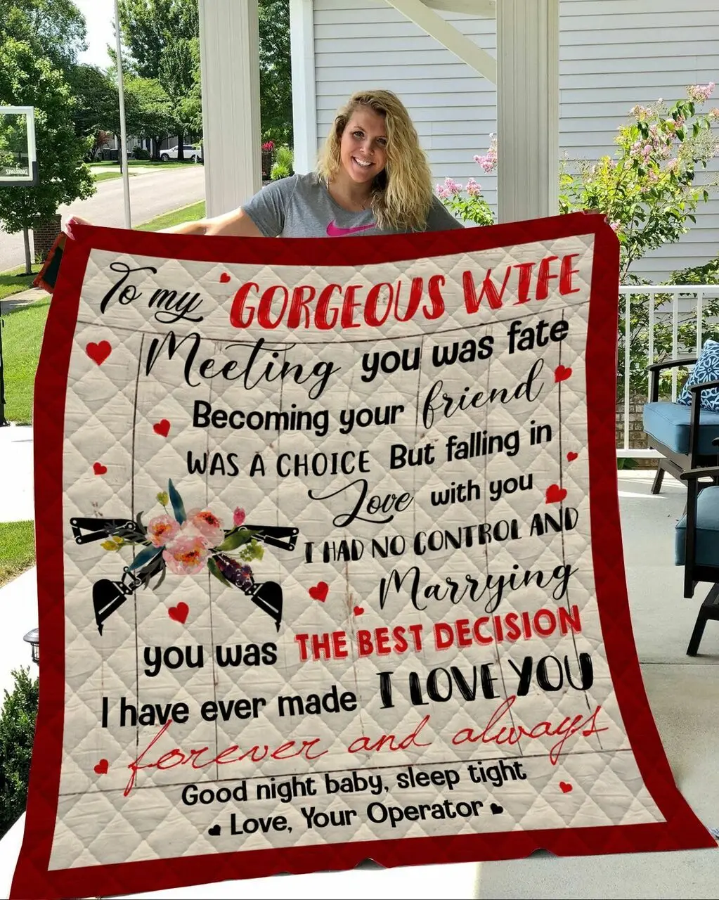 OperatorS Wife Quilt Dty and Home Decor