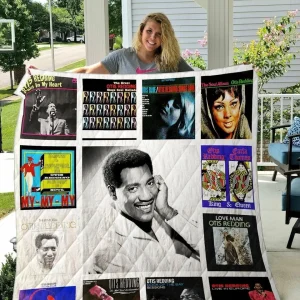 Otis Redding Quilt Blanket and Home Decor