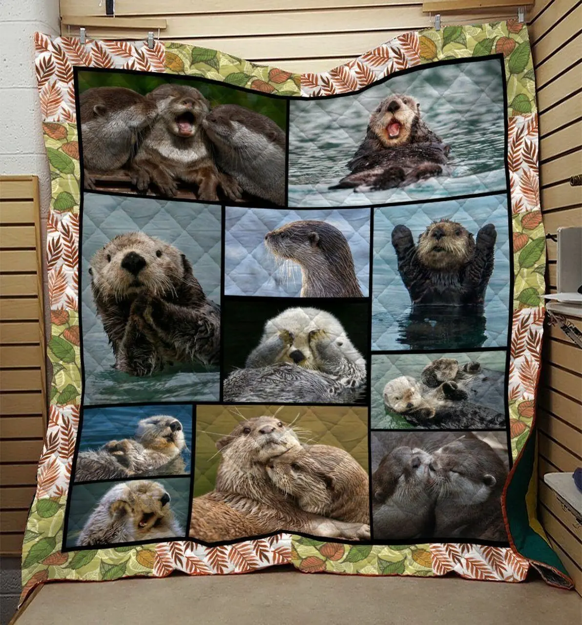 Otter Cl28110193Mdq Quilt Blanket and Home Decor