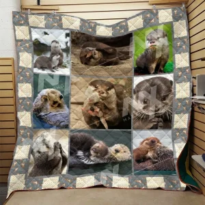 Otter Quilt Blanket Dhc0910455Vt and Home Decor