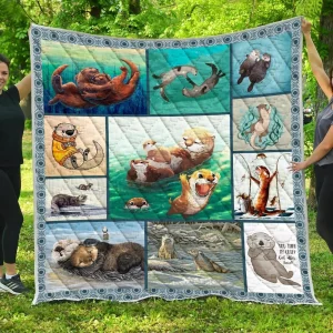 Otter Quilt Tdhgs and Home Decor