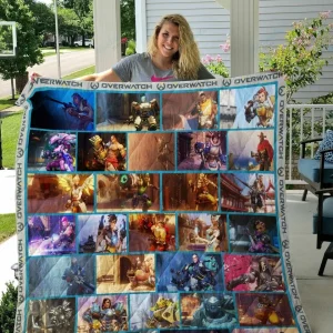 Overwatch Characters Quilt Blanket and Home Decor