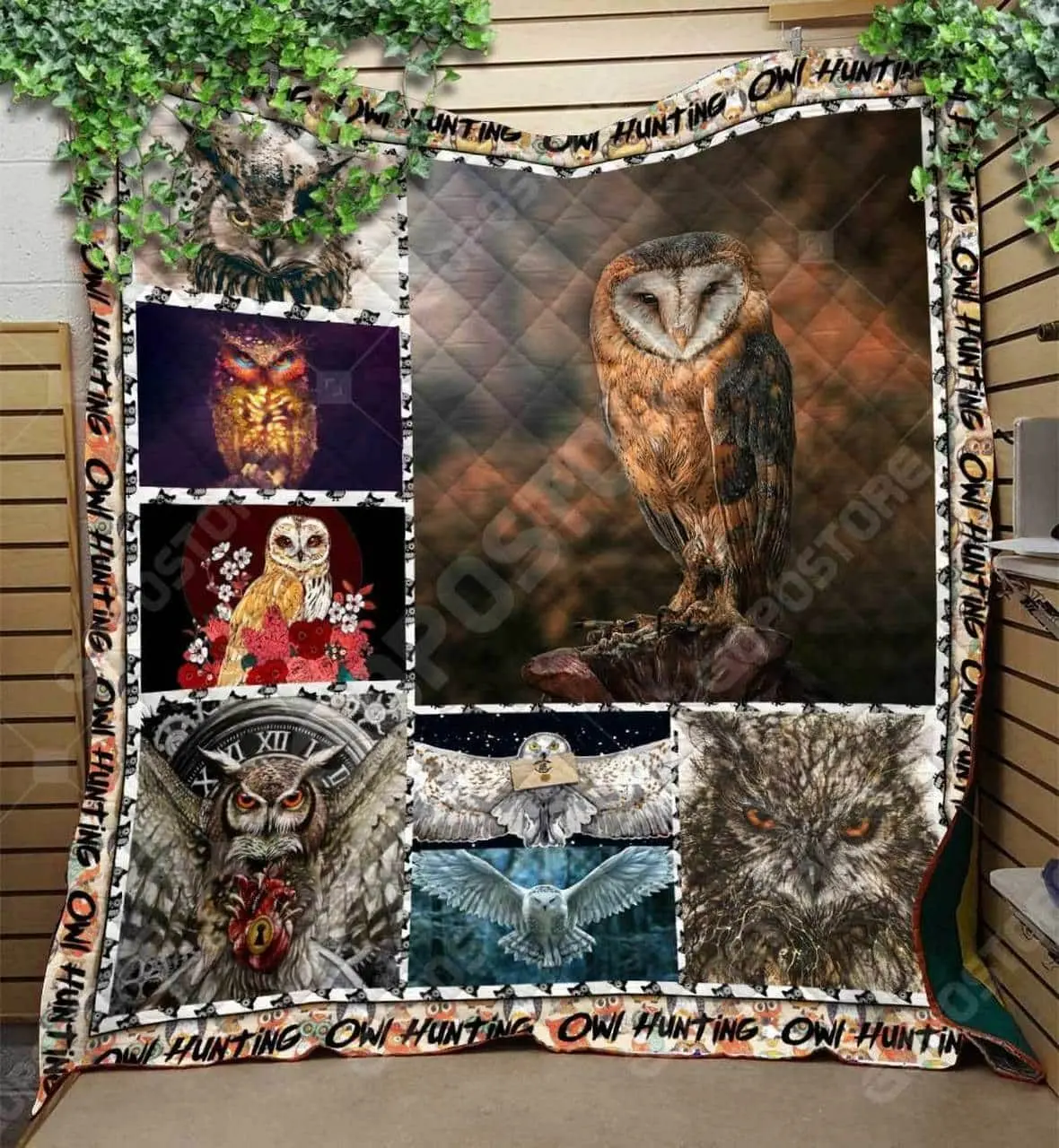 Owl Back Up Off Me Quilt Blanket Dhc020120732Td and Home Decor