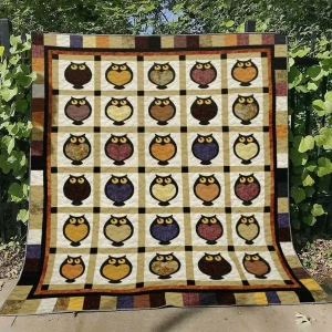Owl Bt170721 Quilt Blanket and Home Decor