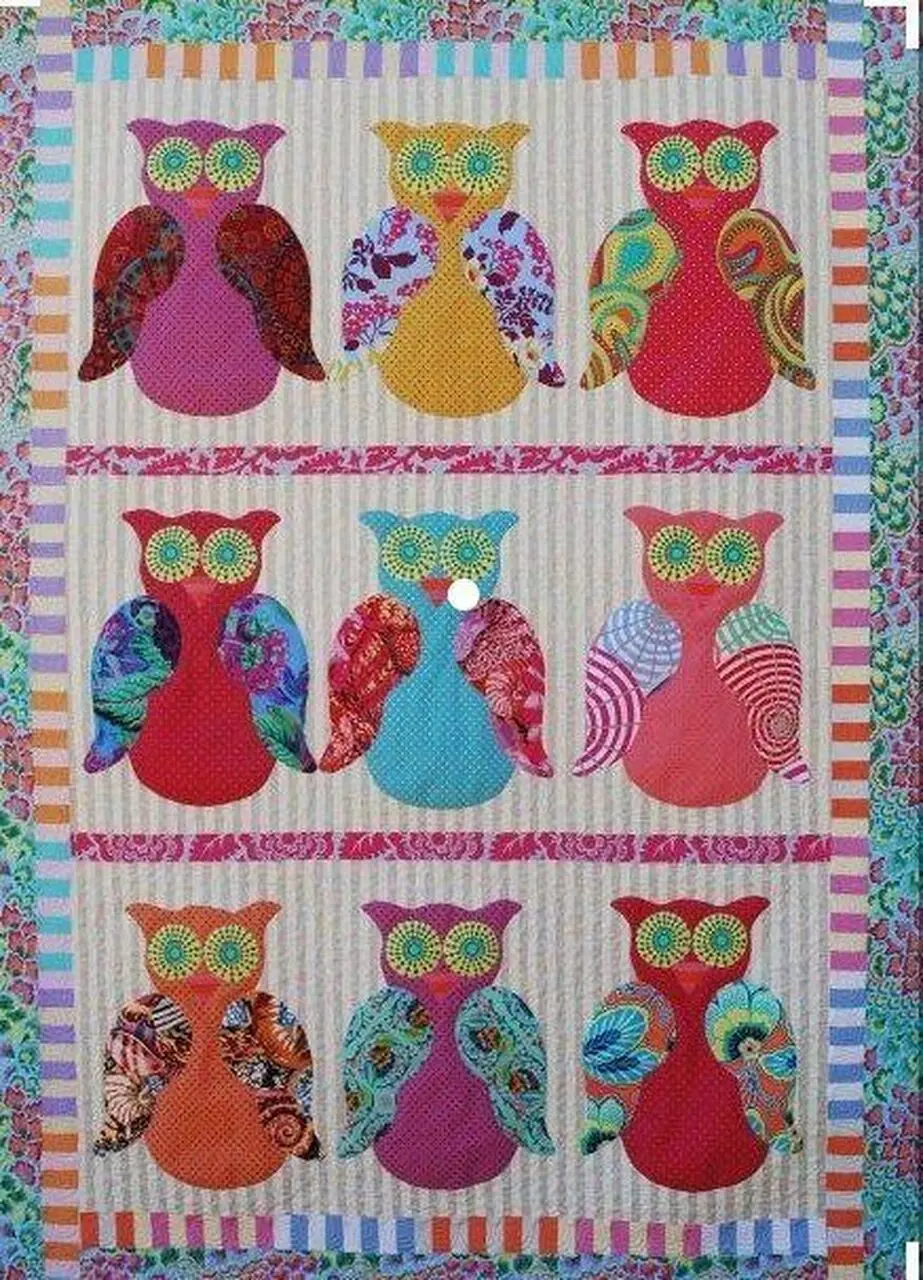 Owl Cla1910372Q Quilt Blanket and Home Decor