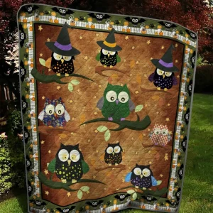 Owl Halloween Quilt Tdhaj and Home Decor