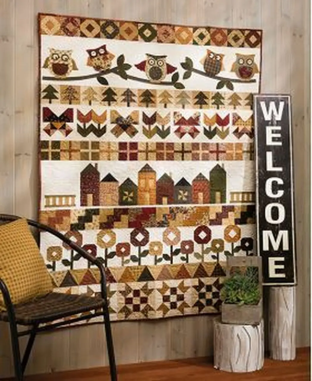 Owl House Quilt Tdhlm and Home Decor