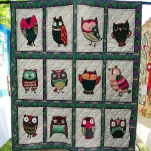 Owl Hur Quilt Cysitk and Home Decor