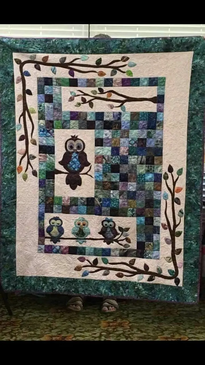 Owl Hur Quilt ka and Home Decor