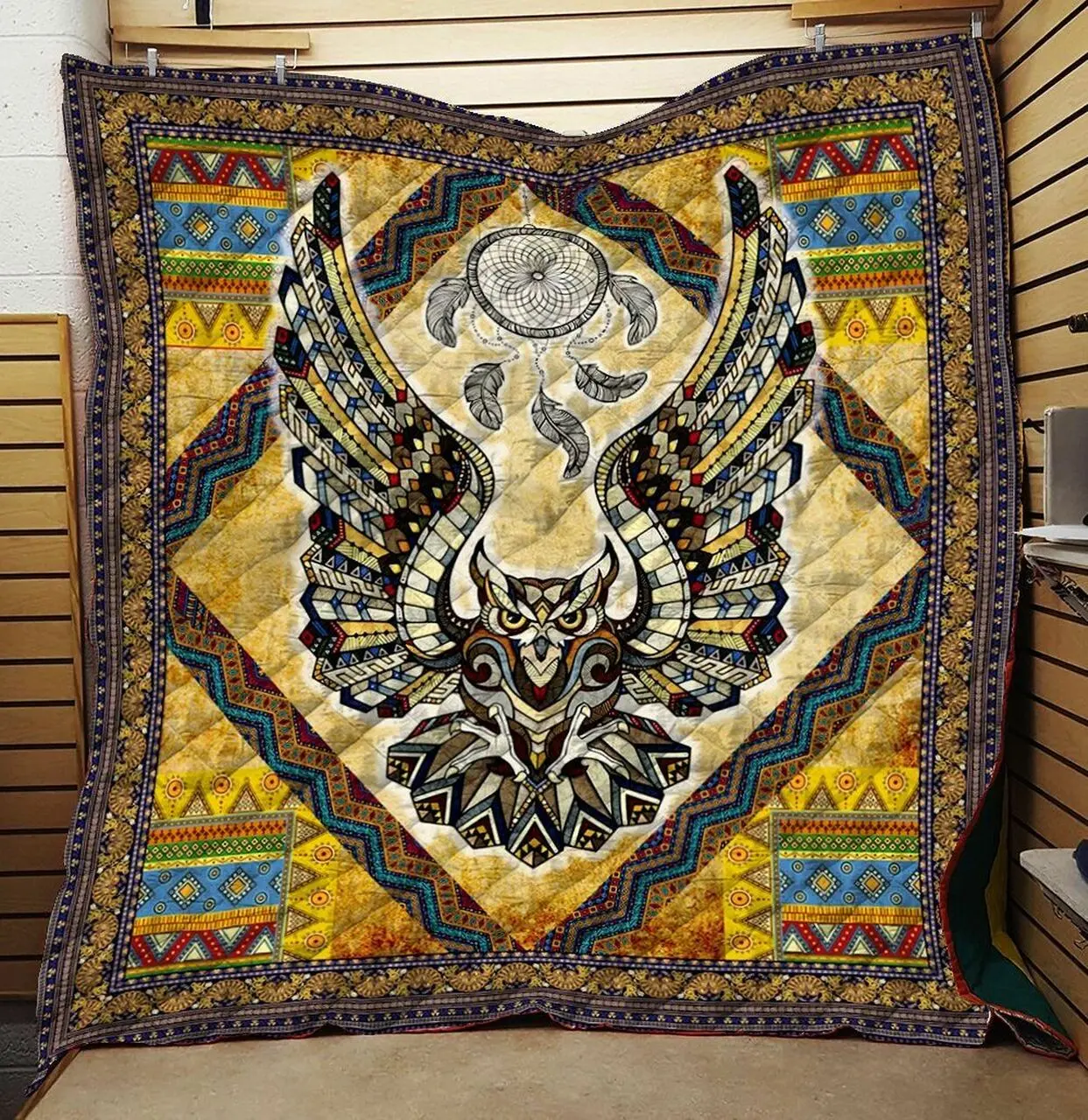 Owl JFJ10960 3D Customized Quilt 2707 and Home Decor