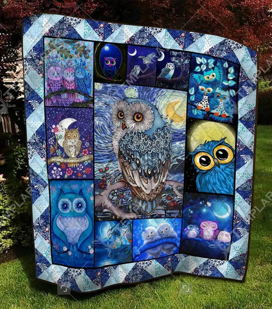 Owl Quilt Azg and Home Decor