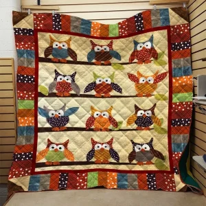 Owl Quilt Blanket Dhc0910725Vt and Home Decor