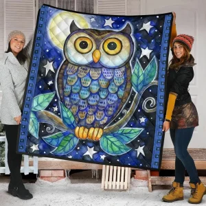 Owl Quilt Blanket Dhc09121370Dd and Home Decor