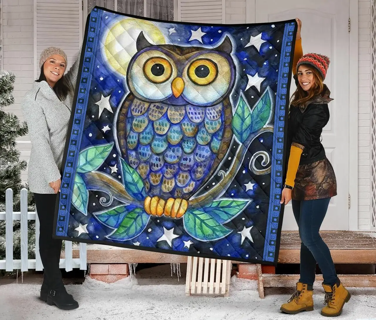Owl Quilt Blanket Dhc09121370Dd and Home Decor