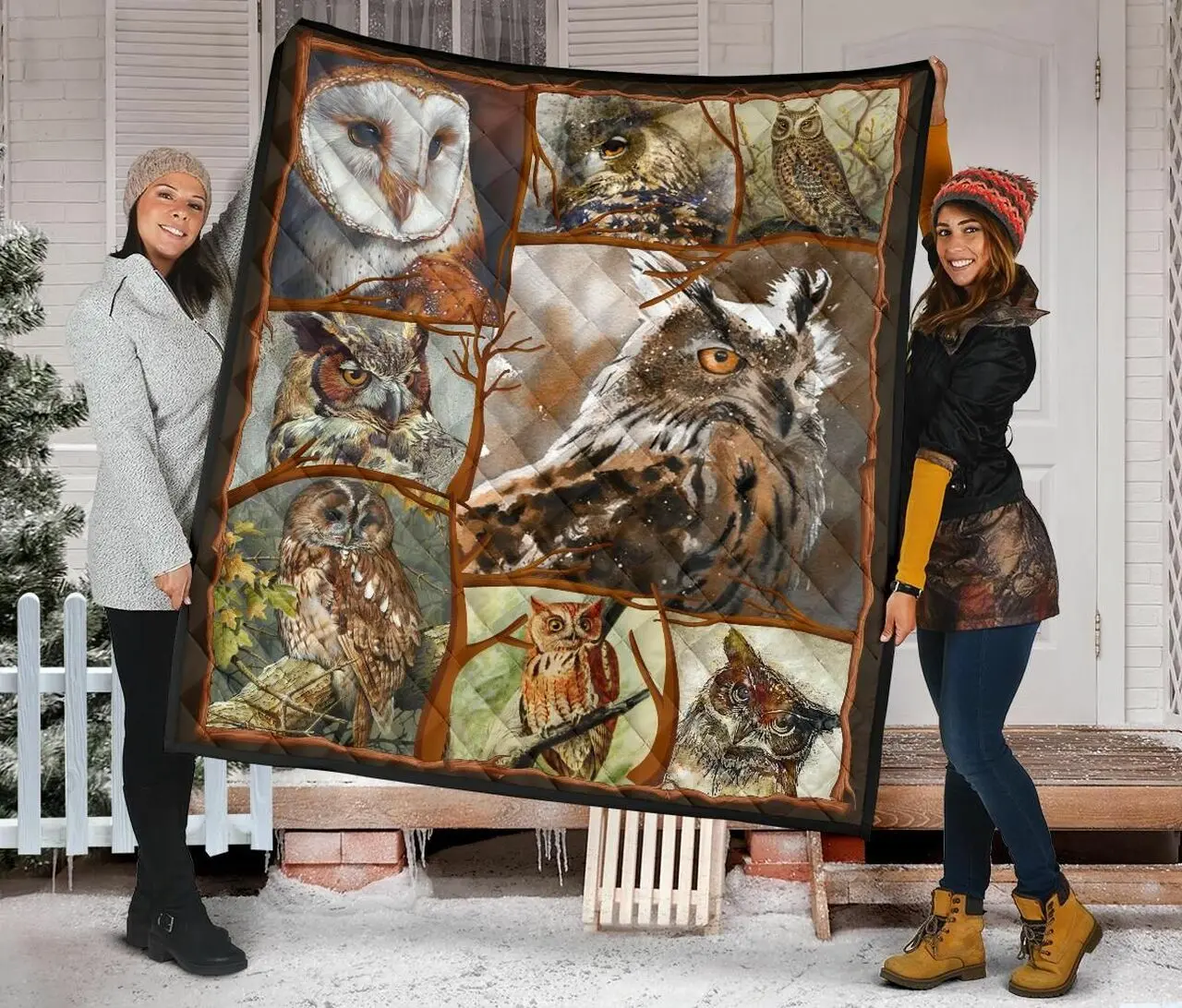 Owl Quilt Blanket Dhc09121404Dd and Home Decor