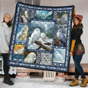 Owl Quilt Blanket Dhc09121590Dd and Home Decor
