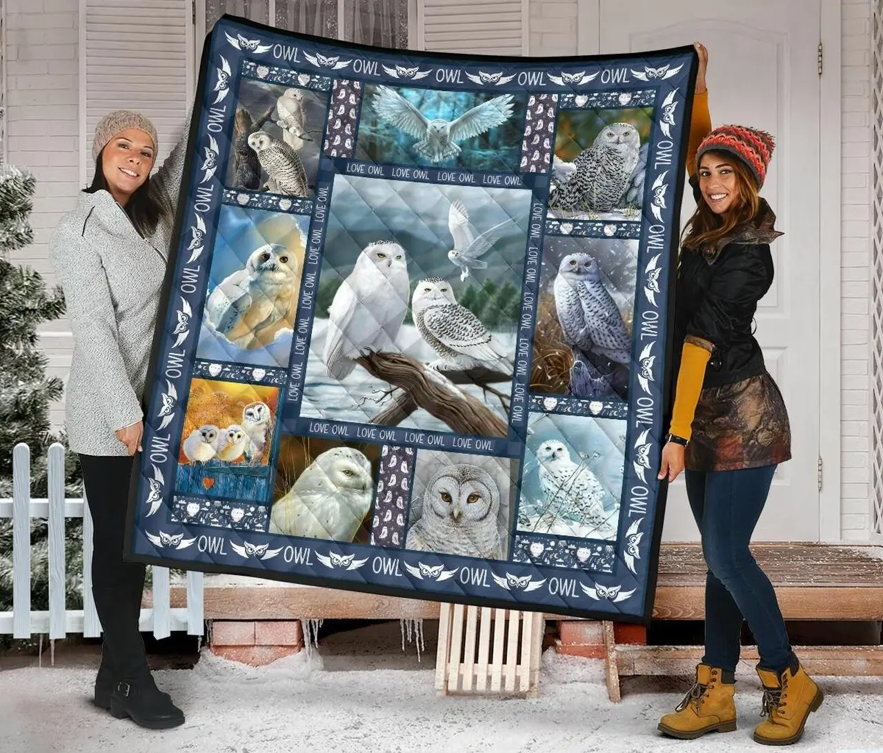 Owl Quilt Blanket Dhc09121590Dd and Home Decor