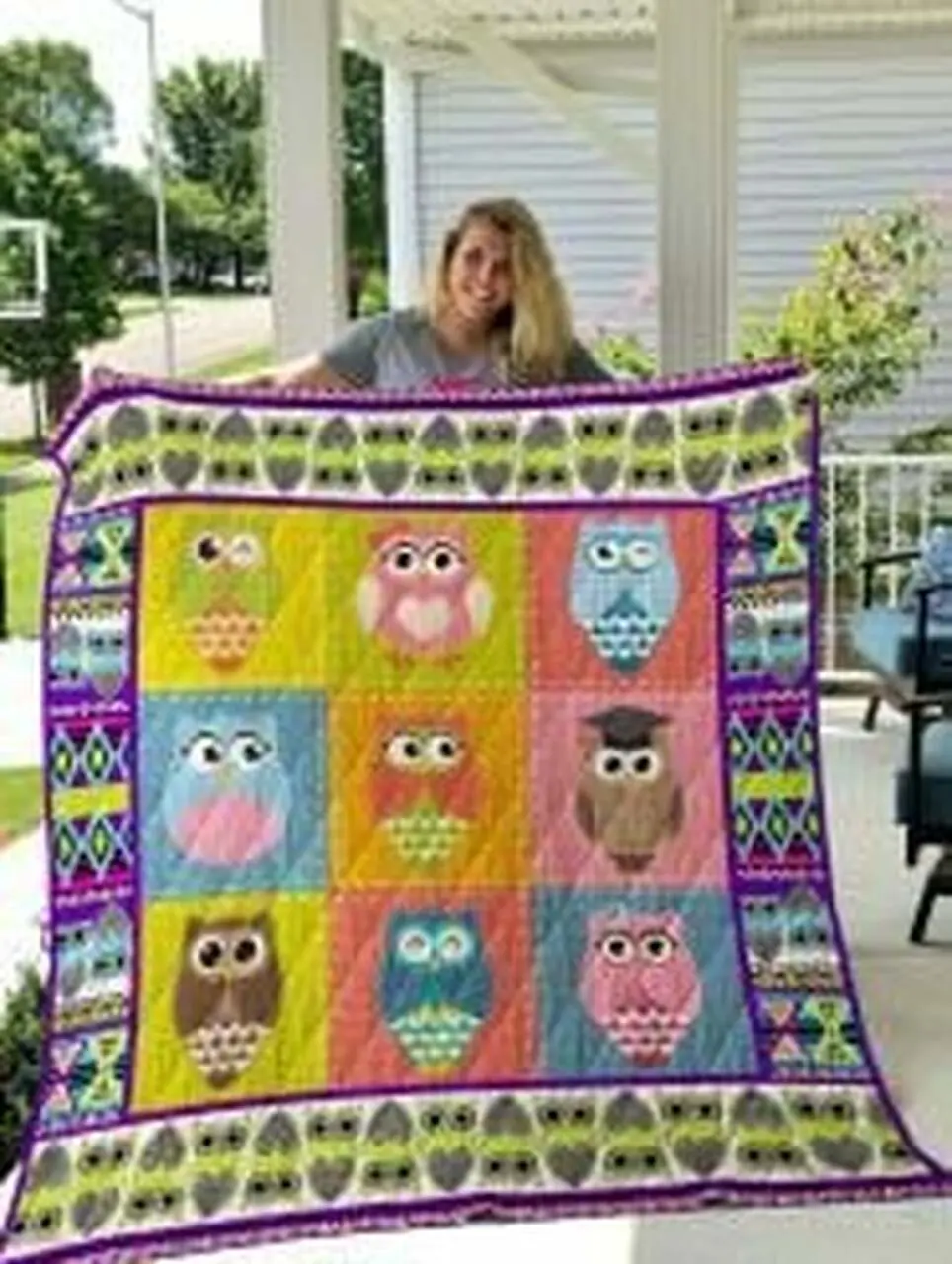 Owl Quilt Blanket Lukxr0 Dhc0301747Dd and Home Decor