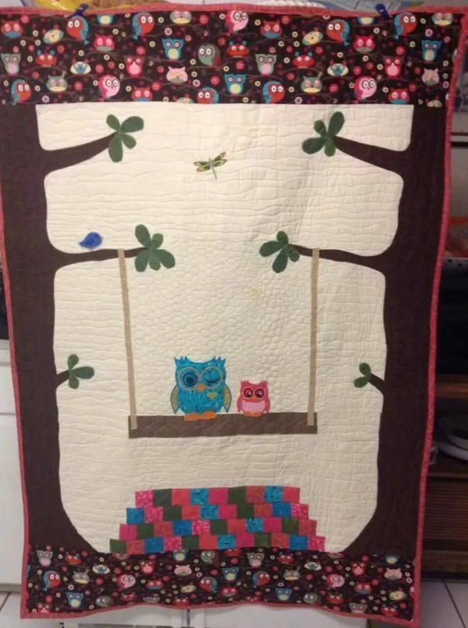 Owl Quilt Tdhfa and Home Decor