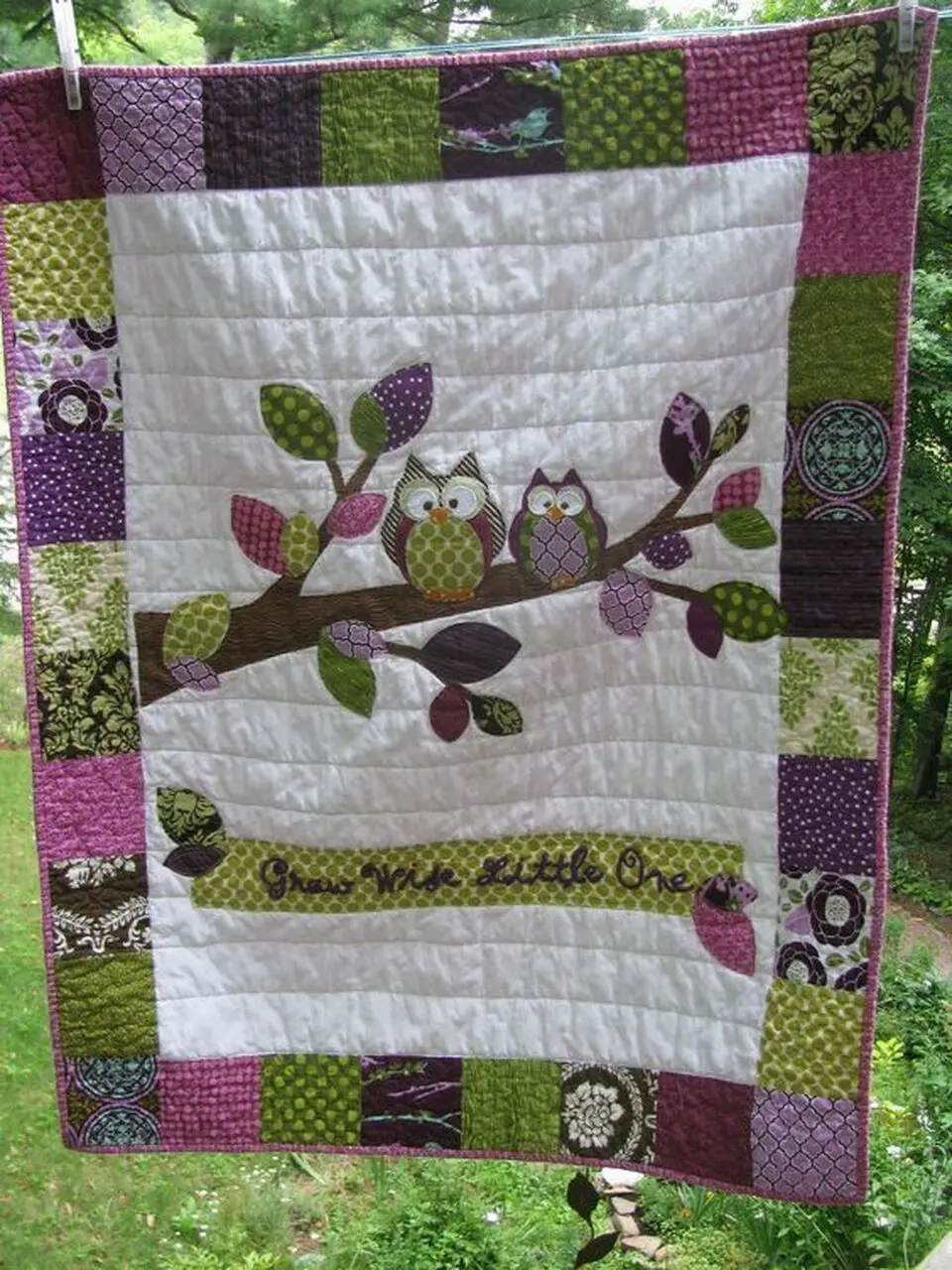 Owl Quilt Tdhft and Home Decor