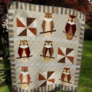 Owl Quilt Tdhga and Home Decor