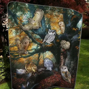 Owl Vd Quilt Tdhvz and Home Decor