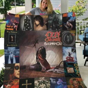Ozzy Osbourne Quilt Blanket and Home Decor