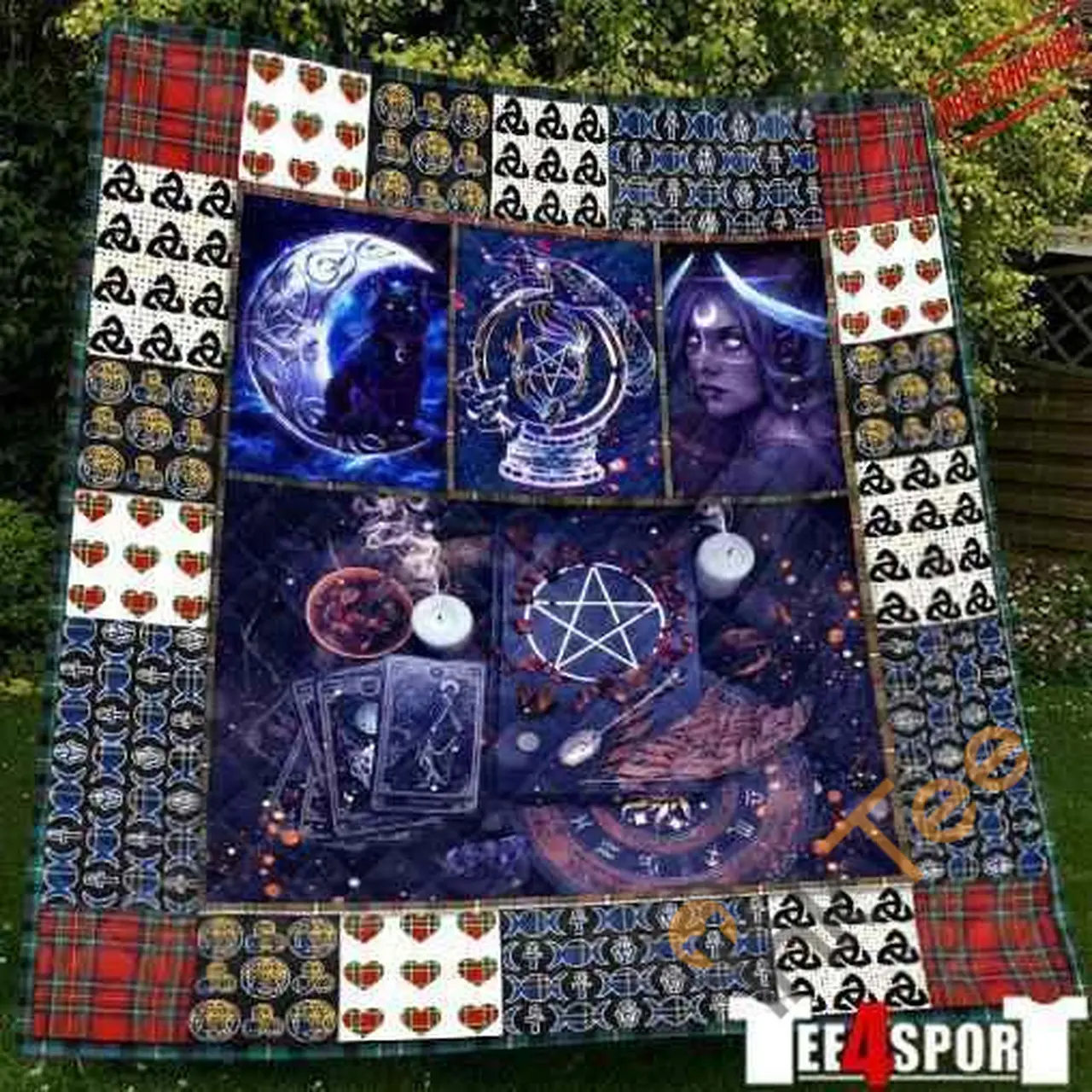 PAGANISM WITCH MAGIC PAGAN 3D Blanket TH0607 Quilt and Home Decor