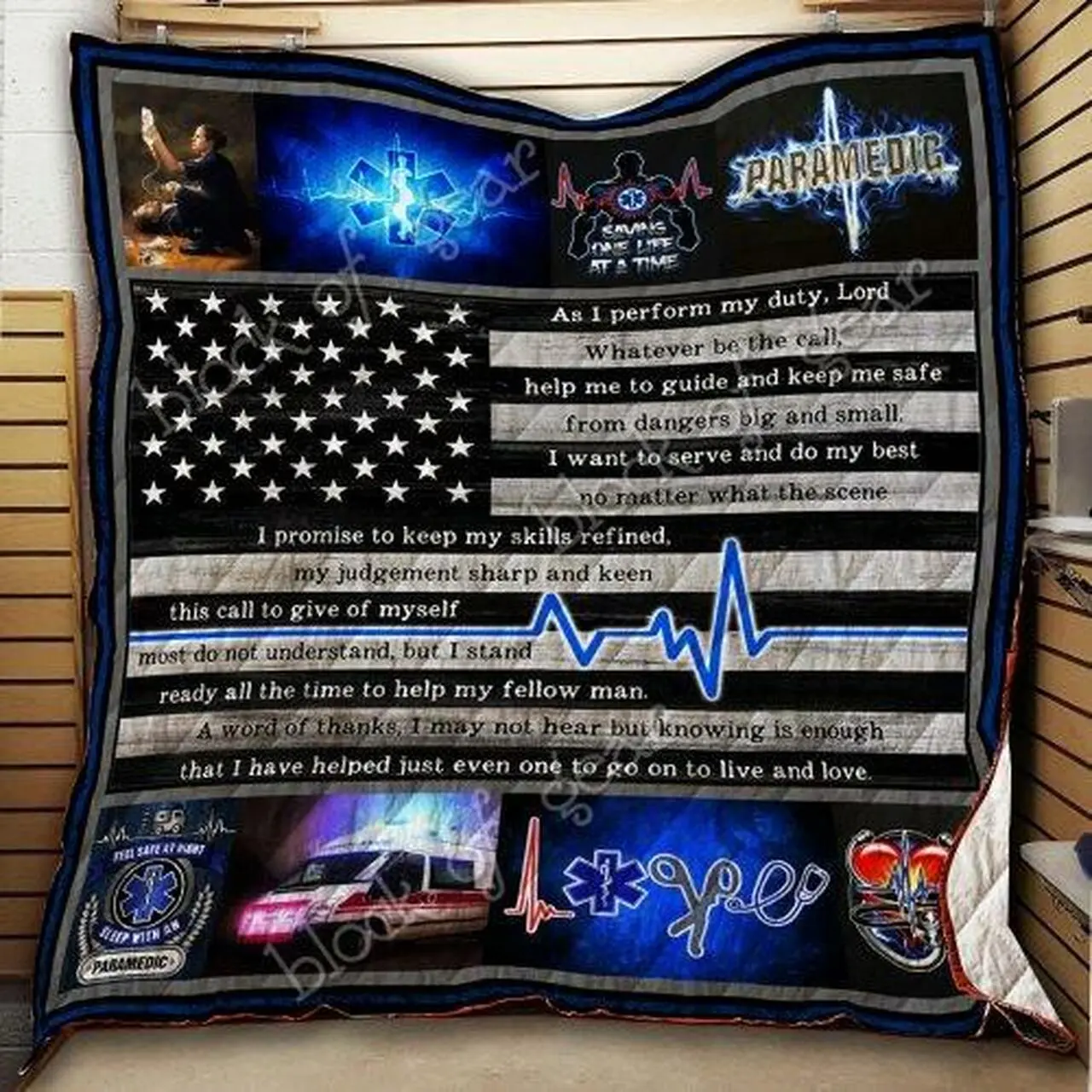 Paramedic Quilt Blanket Thh894 Quilt and Home Decor