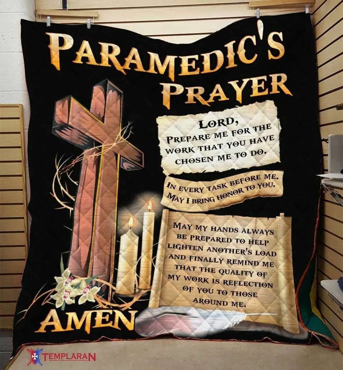 Paramedics Prayer Quilt Tdhgf and Home Decor