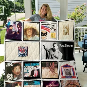 Paul Simon Quilt Blanket and Home Decor