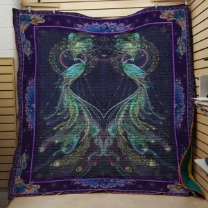Peacock 9030075 Quilt Blanket Quilt and Home Decor